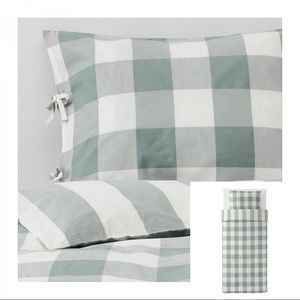 IKEA Gingham Emmie Ruta Twin Duvet Set